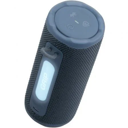 JBL Grip Altavoz Bluetooth Portátil 16W, 14h Autonomía, IP68 Resistente Agua/Polvo, Luz Ambiental, Color Azul